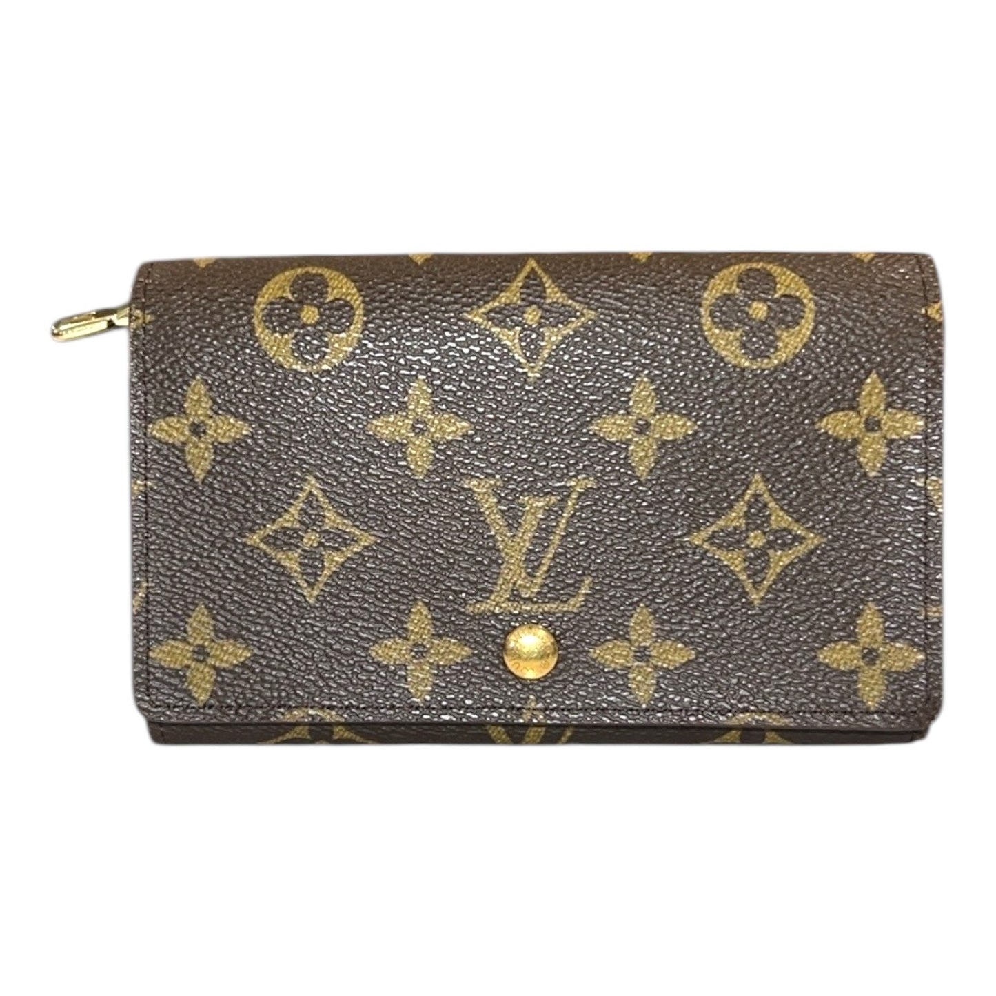 Louis Vuitton Brown Monogram Canvas Monnaie Tresor Women’s Wallet GUC