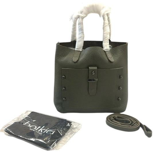 Botkier Military Green Warren Woman's Leather Tote Crossbody Handbag Purse NWT