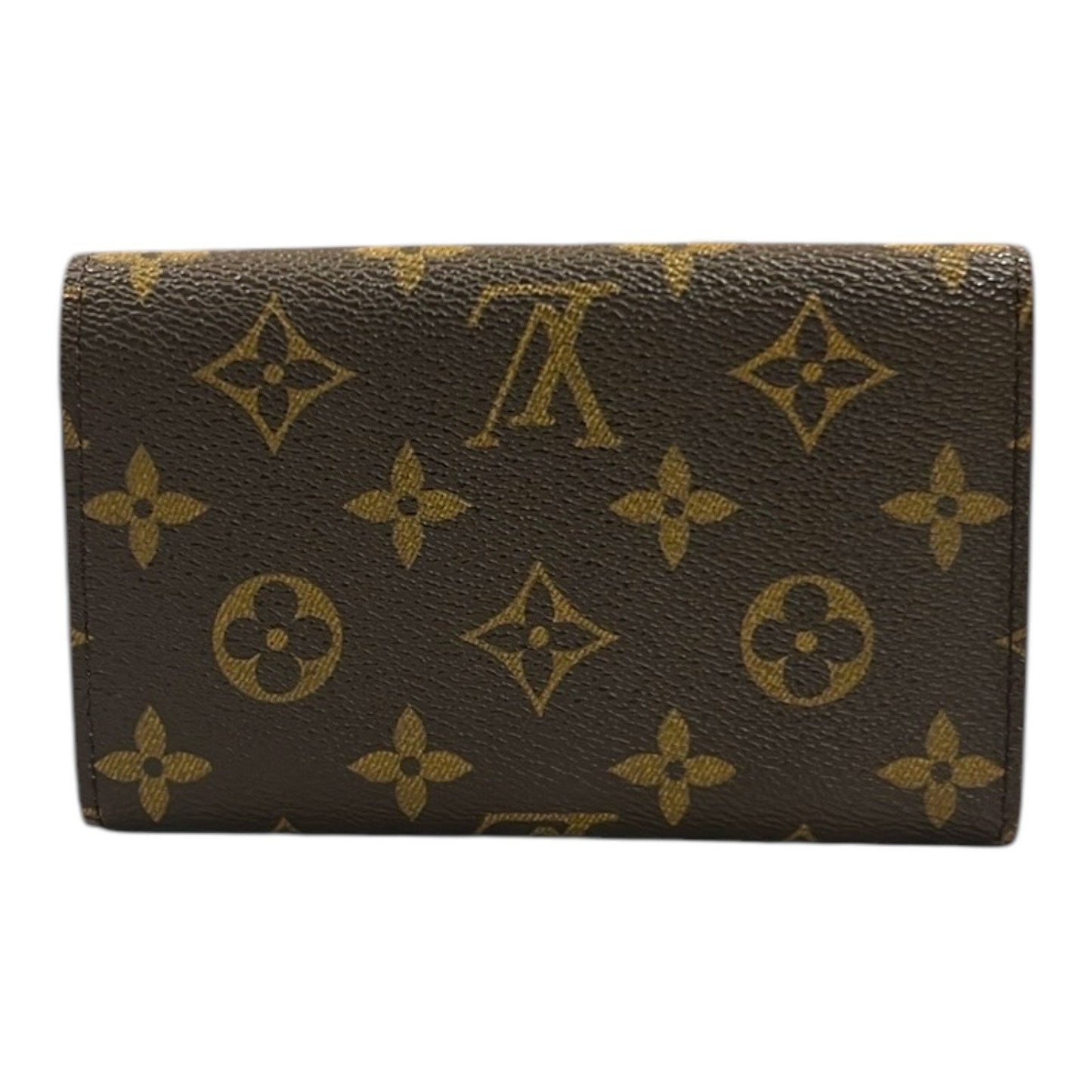 Louis Vuitton Brown Monogram Canvas Monnaie Tresor Women’s Wallet GUC