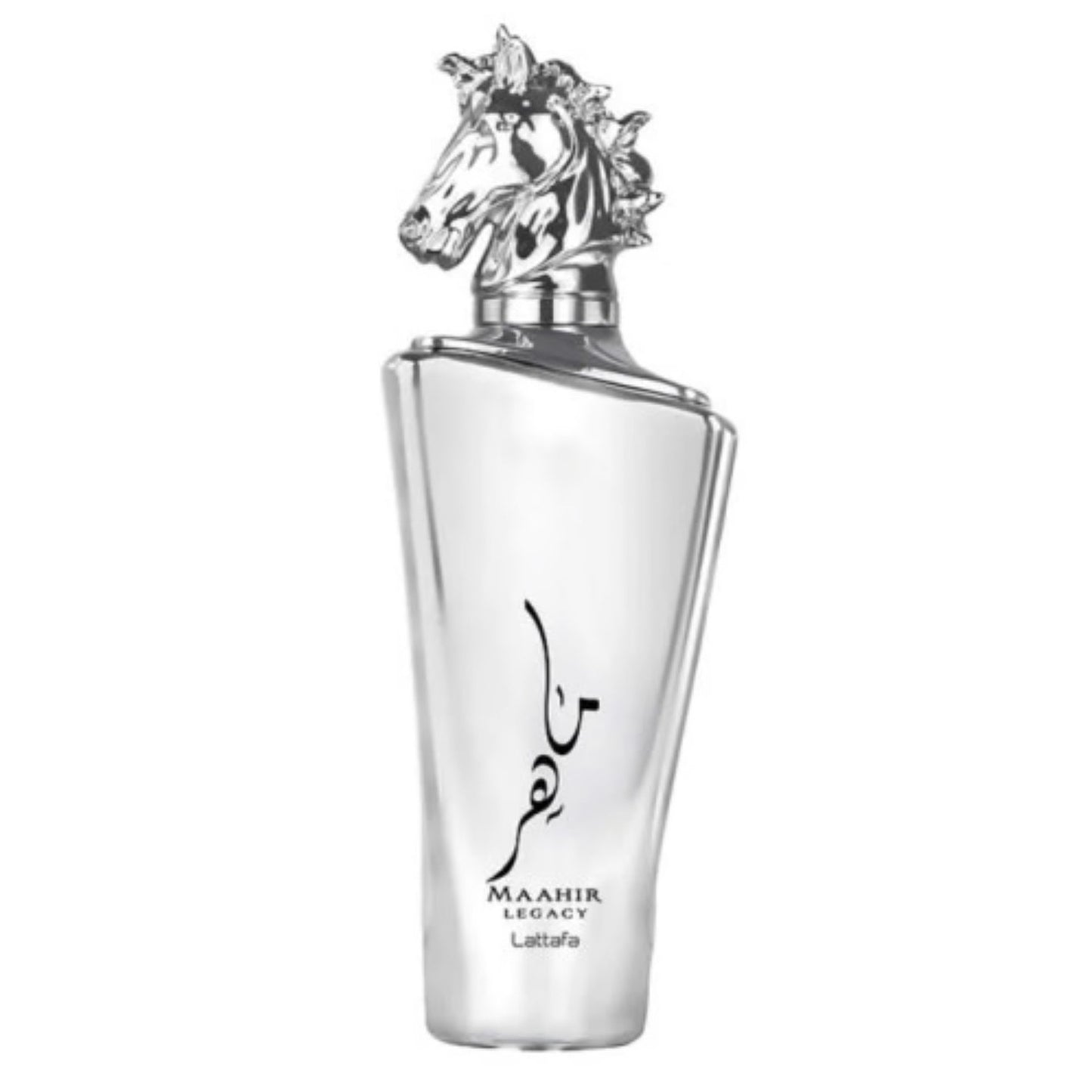 Lattafa Silver Horse Maahir Legacy Silver Box Oud Women’s Perfume 3.4oz NWT