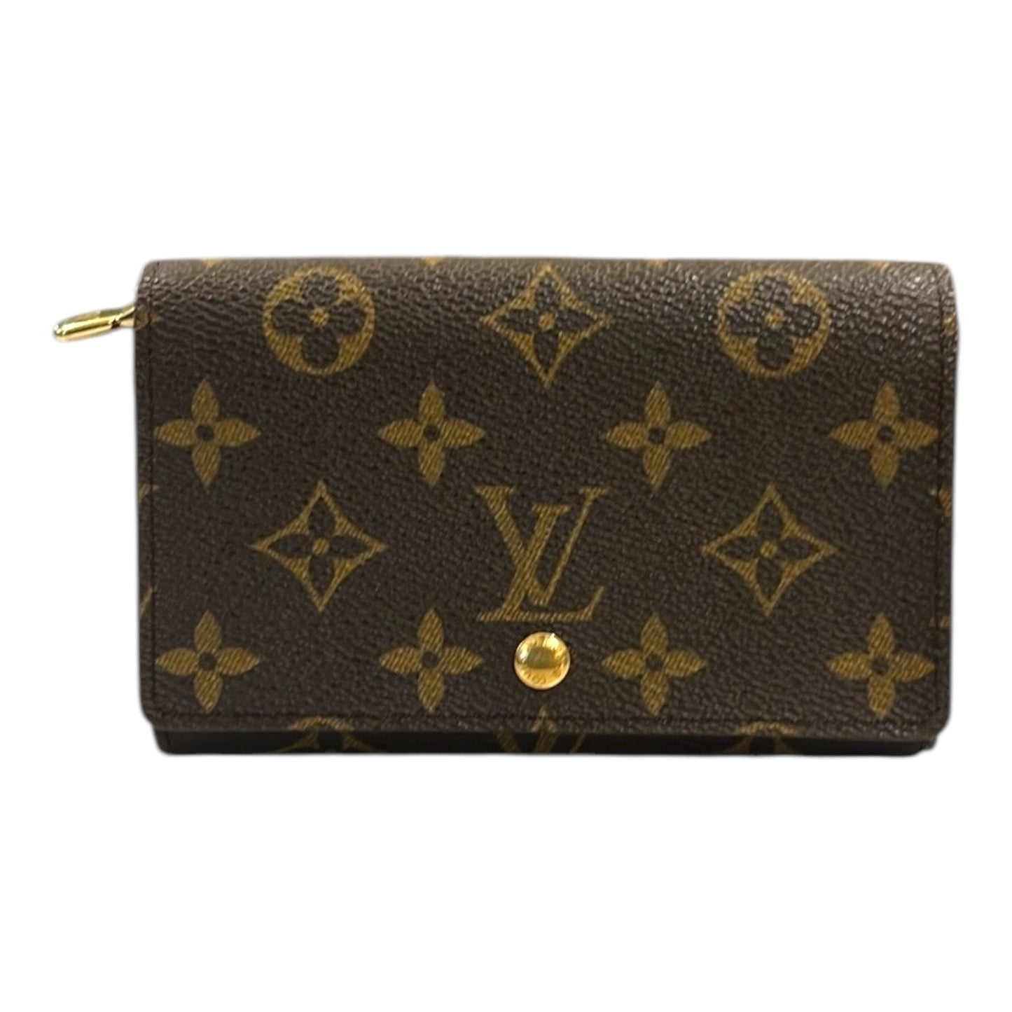 Louis Vuitton Brown Monogram Canvas Monnaie Tresor Women’s Wallet GUC