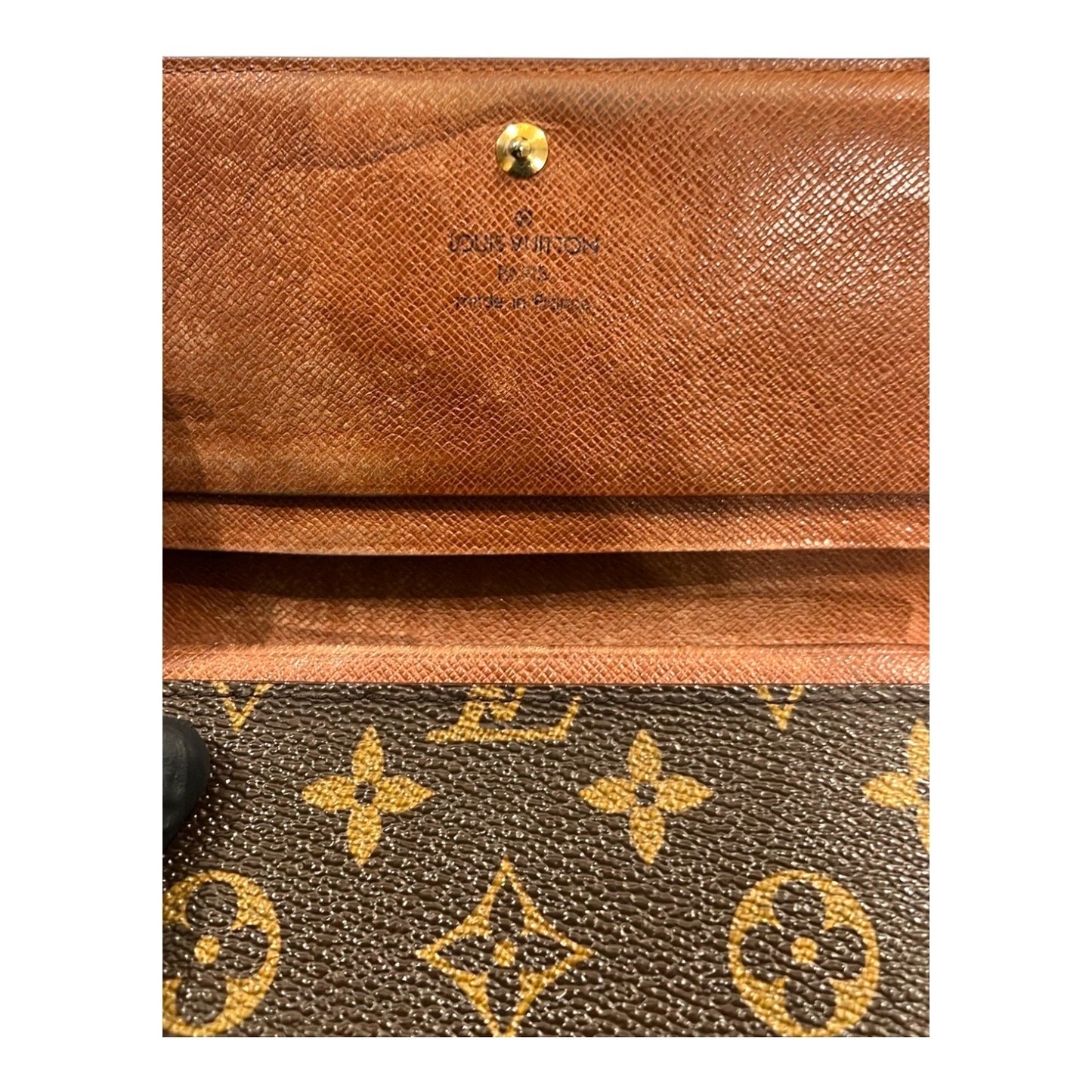 Louis Vuitton Brown/Gold Classic Vintage Women’s Wallet