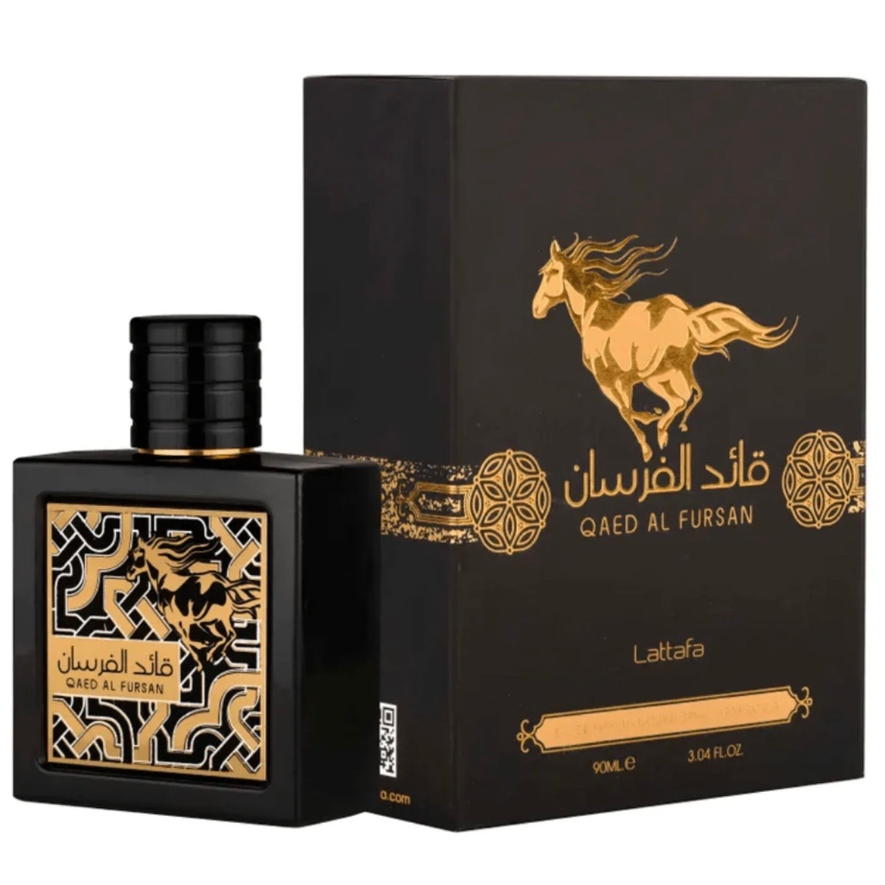 Lattafa Quaed Al Fursan Black Box Oud Women’s Perfume 3.04oz NWT