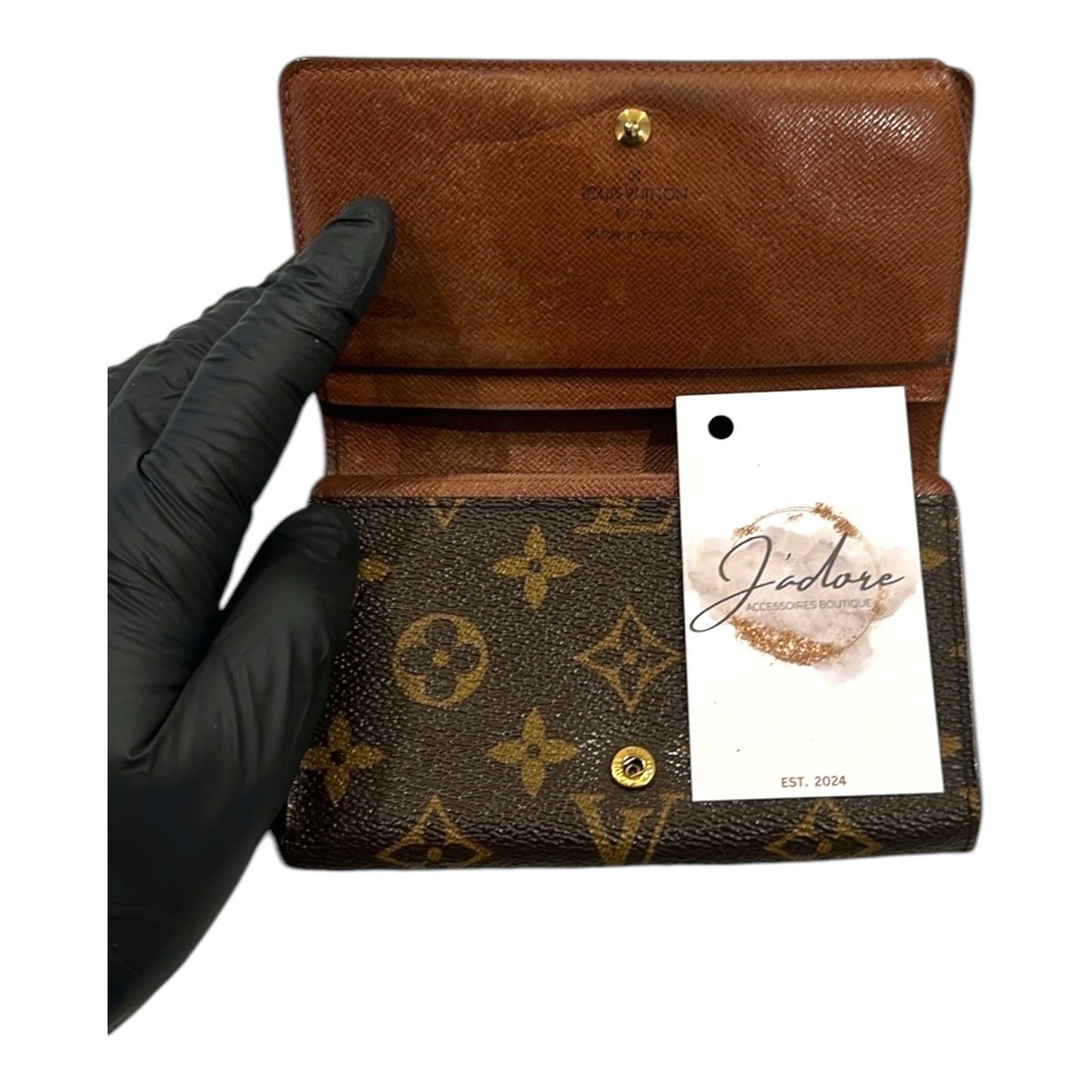 Louis Vuitton Brown/Gold Classic Vintage Women’s Wallet