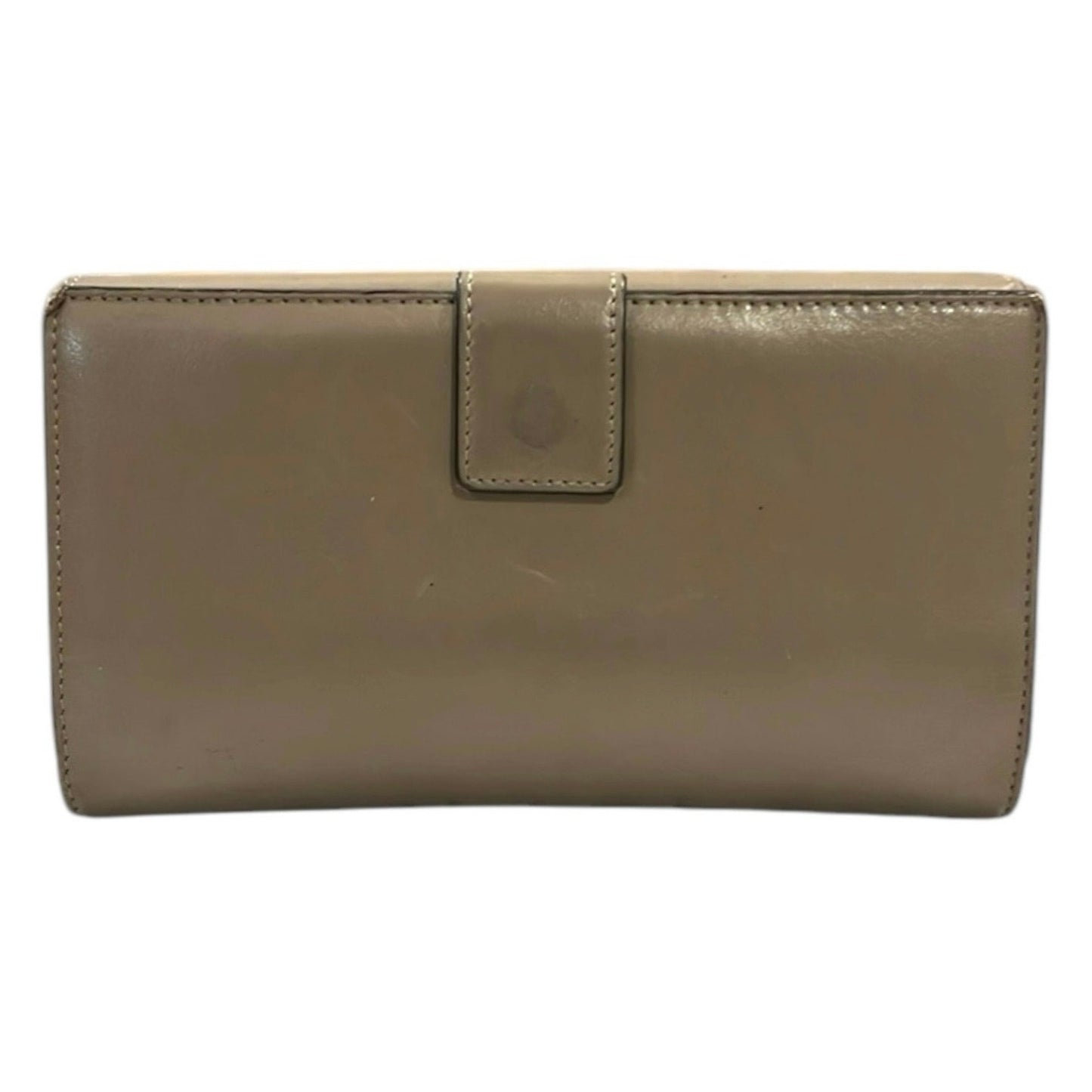 Fendi Beige AUTHENTIC Peekaboo Continental Italian Leather Women’s Wallet GUC