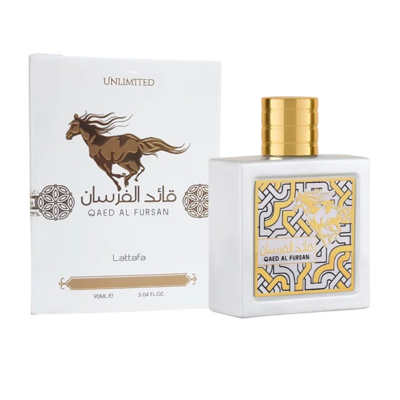 Lattafa Quaed Al Fursan White Box Unlimited Ouf Women’s Perfume 3.04oz NWT